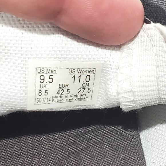 Vans Classic Slip On Checkerboard Black/Pewter Mens 9.5 - Picture 5 of 15